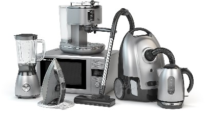 千庫網_家用電器。在 w 上隔離的家用廚房工藝集_攝影圖編號20173254